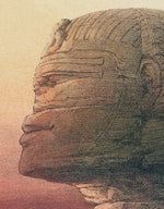 Ancient Egypt Pyramids Wall Mural. Approach of the Simoom Desert of Gizeh illustration by David Roberts. #6343