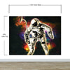 Astronaut Flowing in Space Wall Mural. NASA photo of Astronaut Edward H. White II in space. Peel and Stick Wallpaper. #6359