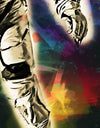 Astronaut Flowing in Space Wall Mural. NASA photo of Astronaut Edward H. White II in space. Peel and Stick Wallpaper. #6359