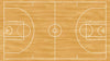 Basketball Court Hardwood Pattern Wall Mural. #6361