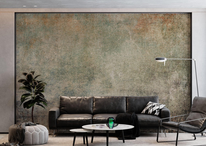 Rustic Concrete Wallpaper Wall Decor. Modern Minimalistic Self Adhesive Peel and Stick Wall Mural. #6367