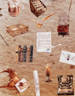 Wizardly World Fantasy Wallpaper Pattern. #6374