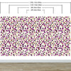 Abstract 3D Cube Shape Wall Mural. Geometric Cube Minimalistic Purple and Gold Peel and Stick Wallpaper. #6380