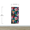 Colorful Tropical Foliage Pattern Wall Mural. Peel and Stick Wallpaper. #6382
