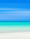 Tropical Beach Wall Mural. Abstract Blur View of Coastline Peel and Stick Wallpaper. #6389