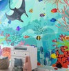 Aquarium Underwater Marine Sea Life Wall Mural. #6397