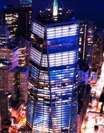 New York City Cyber Punk Synth Wave Wall Mural. 80’s Synth Wave Pop Style Bright Color Wallpaper. #6414