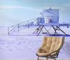 Lifeguard Tower on Pensacola Beach Wall Mural. Pastel Color Theme Peel and Stick Wallpaper. #6415