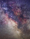 Milky Way Galaxy Stars Wall Mural. Starry Night Over Devils Tower National Monument Park. #6416