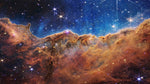 Cosmic Cliffs in the Carina Nebula Photo (NIRCam Image) from NASA, ESA, CSA, STScI. Galaxy Nebula Space Wall Mural | Peel and Stick Wallpaper.  #6421