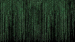 Computer Matrix Style Lines of Code Wall Mural. Science Fiction Decor. #6430