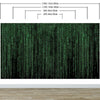 Computer Matrix Style Lines of Code Wall Mural. Science Fiction Decor. #6430