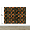 Deer Silhouette Camouflage Wall Mural. Military Theme / Hunter Home Decor. Peel and Stick Wallpaper. #6436