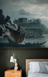 The Island of Tortosa from Views in the Ottoman Dominions Illustration Wall Mural. Sailing through the Mediterranean Islands. #6457