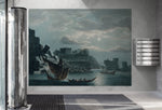 The Island of Tortosa from Views in the Ottoman Dominions Illustration Wall Mural. Sailing through the Mediterranean Islands. #6457