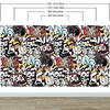 Graffiti Art Wall Mural. Street Art Urban Theme Artwork. #6462
