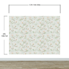 White Magnolia Wall Mural Peel and Stick Wallpaper. #6477