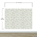 White Magnolia Wall Mural Peel and Stick Wallpaper. #6477