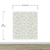 White Magnolia Wall Mural Peel and Stick Wallpaper. #6477