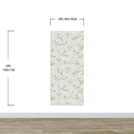 White Magnolia Wall Mural Peel and Stick Wallpaper. #6477
