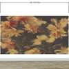 Vintage Dark Background with Yellow Flowers Botanical Wallpaper. #6497