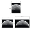 Moon Wallpaper. Black and White Wall Decor. #6532
