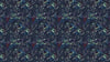 Pastel Color Tropical Leaves In a Dark Jungle Background Wallpaper #6537