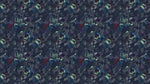 Pastel Color Tropical Leaves In a Dark Jungle Background Wallpaper #6537