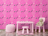 80's Wallpaper Neon Pink. 90’s Vintage Pink Memphis Wallpaper. I Love 80s. #6539