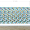 Underwater Fish Wallpaper. Colorful Tropical Fish Pattern Peel and Stick Wall Mural. #6540