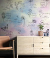 Affirmation Quote Wallpaper. Self Care Meditation Quote Bedroom Decor. #6545