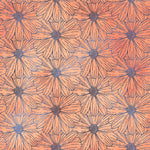 Flower Wallpaper - Botanical Wallpaper - Wildflower Nature Pattern - Floral Peel and Stick Wall Mural. Peach Color Blossom Flower Mural. #6559