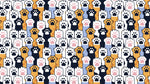 Cat Paws Pattern Wallpaper - Adorable Decor for Kid's and Nursery Rooms #6576