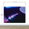 Music Wallpaper - Purple Violet Album Wall Art Mural - Peel and Stick Decor #6599