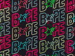 Neon Bape Brand Lights Wallpaper Mural. Streetwear Hype Beast Aesthetics. #6604