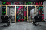 Neon Bape Brand Lights Wallpaper Mural. Streetwear Hype Beast Aesthetics. #6604