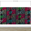 Neon Bape Brand Lights Wallpaper Mural. Streetwear Hype Beast Aesthetics. #6604