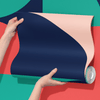 Geometric Shapes Contemporary Wall Mural. #6618