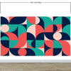 Geometric Shapes Contemporary Wall Mural. #6618