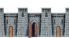 Medieval Castle Wallpaper / Peel and Stick Wall Mural. #6620