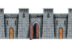 Medieval Castle Wallpaper / Peel and Stick Wall Mural. #6620