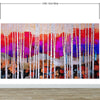 Colorful Vibrant Birch Tree Forest Wallpaper. #6649