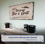 Backyard Bar & Grill Sign XVI