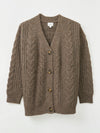 Oversized Cable Knit Cardigan