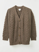 Oversized Cable Knit Cardigan