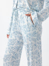 Women's Stretch-Knit Long Sleeve Bamboo Pajama Set