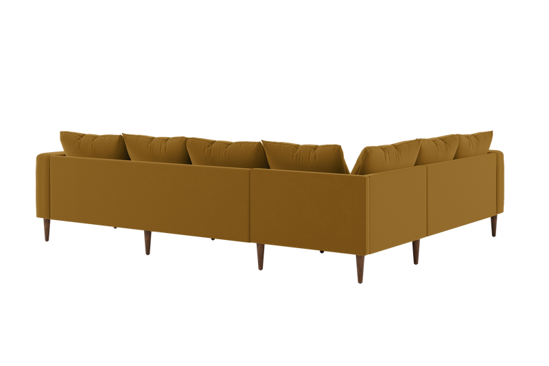 The Essential Corner Sectional (6 Seat) in Recycled Velvet