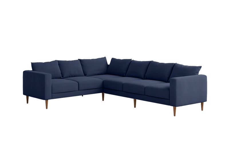 The Essential Corner Sectional (6 Seat) in Recycled Velvet