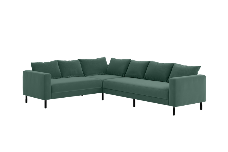 The Essential Corner Sectional (6 Seat) in Recycled Velvet