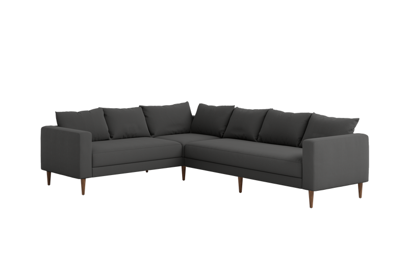 The Essential Corner Sectional (6 Seat) in Recycled Velvet